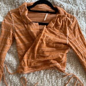 Urban outfitters casual wrap top